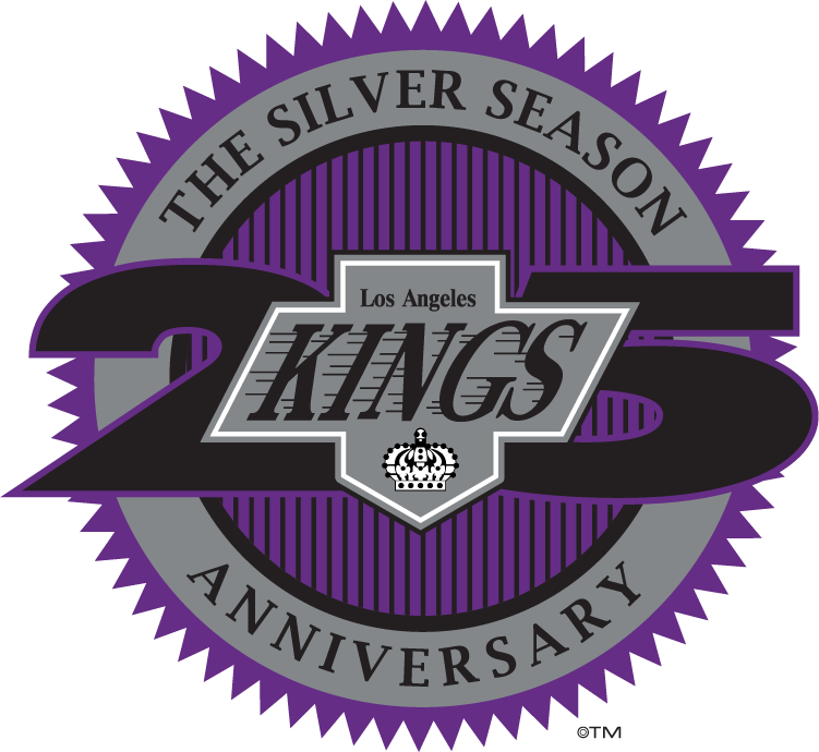 Los Angeles Kings 1992 Anniversary Logo iron on heat transfer